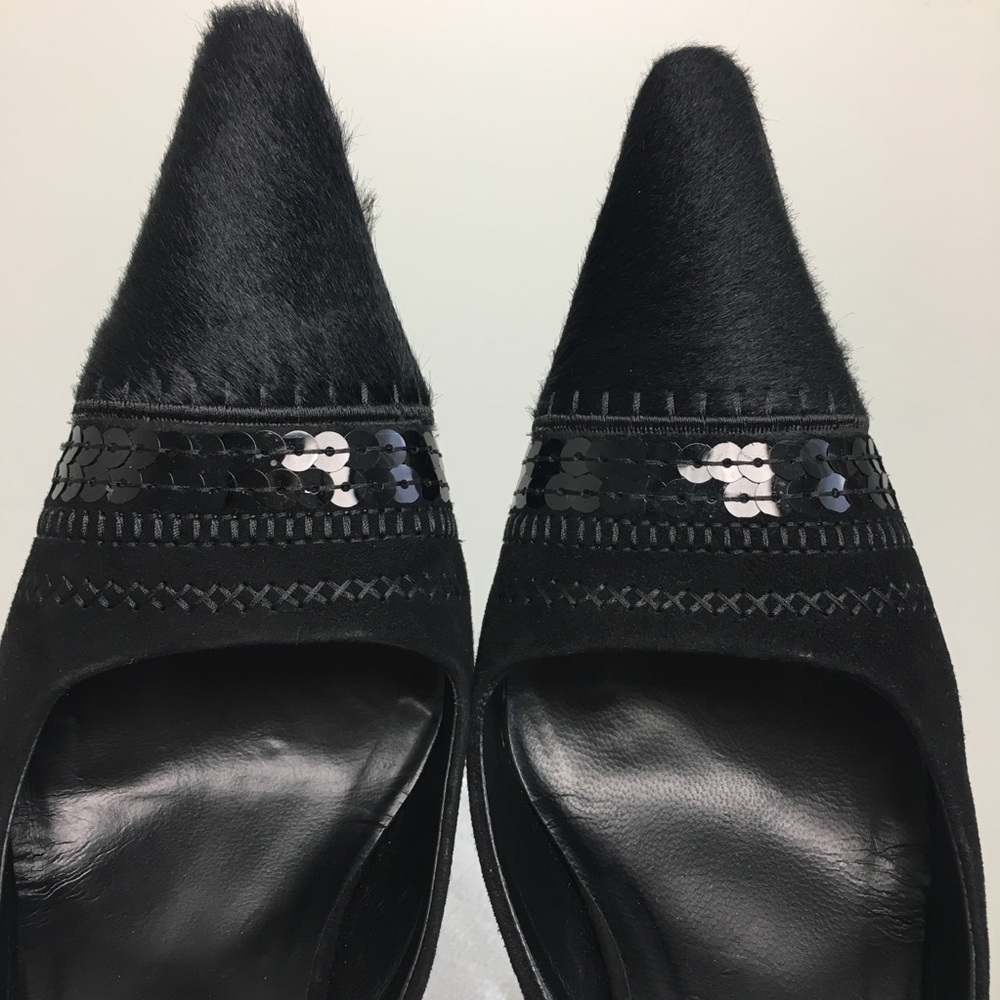 Goffredo Fantini Black Mules